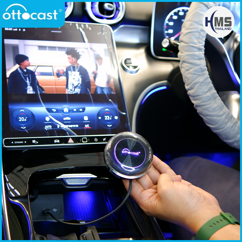 Ottocast ใช้งาน Full Android ในรถยนต์ ผ่านช่อง USB Carplay